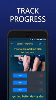 No GYM Leg Workouts android App screenshot 0