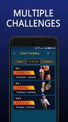 No GYM Leg Workouts android App screenshot 4